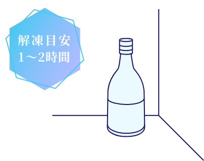 解凍目安1〜2時間