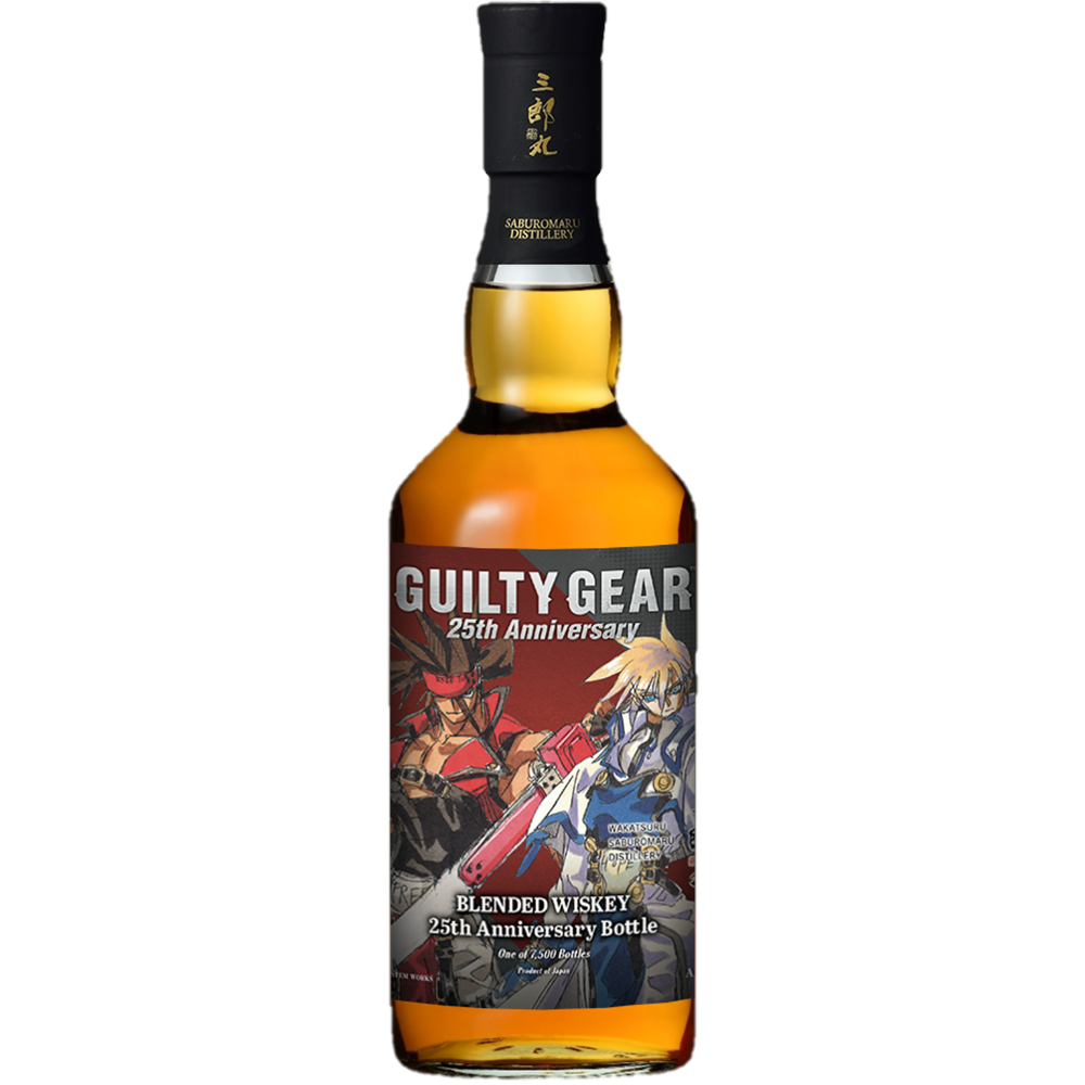 GUILTY GEAR 25th Anniversaryブレンデッドウイスキー25周年記念ボトル 